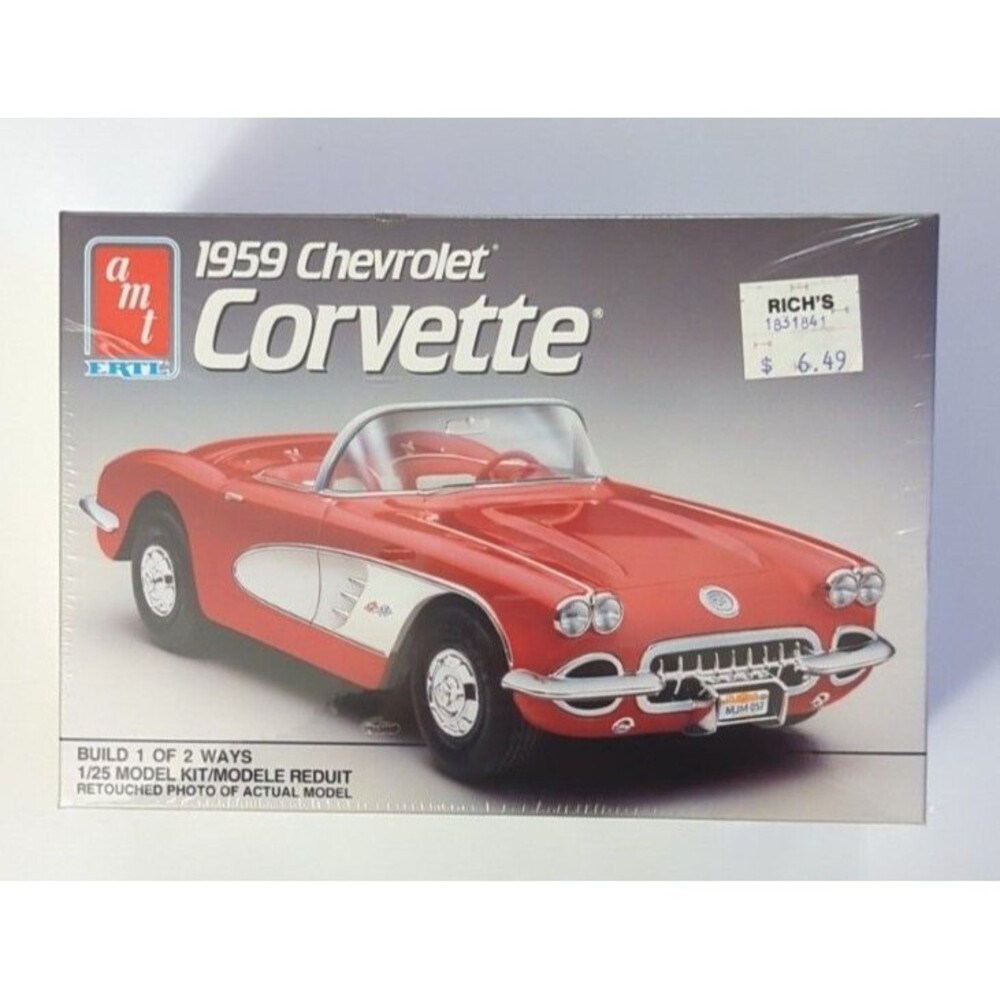 AMT Ertl '59 Corvette 6588 Model Kit in SEALED Box